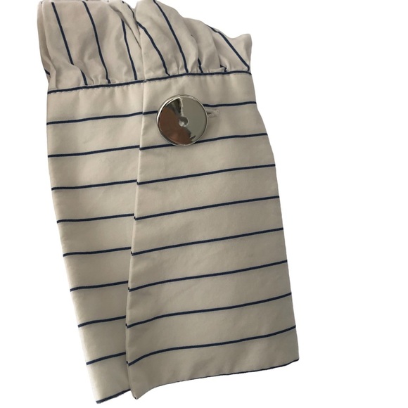 Mango Striped White and blue Collared button-down Shirt - Picture 4 of 9